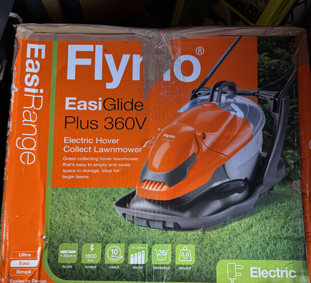 Flymo hover and collect