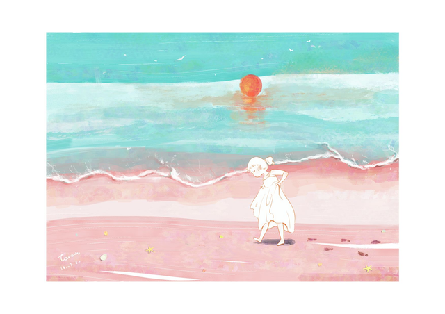 A4 Print: Sea
