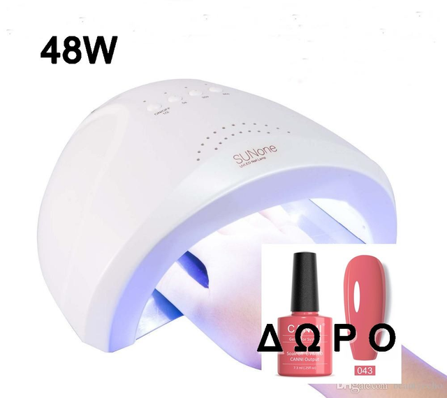 Επαγγελματικό Φουρνάκι SUNone 48W + ΔΩΡΟ Βερνίκι CANNI