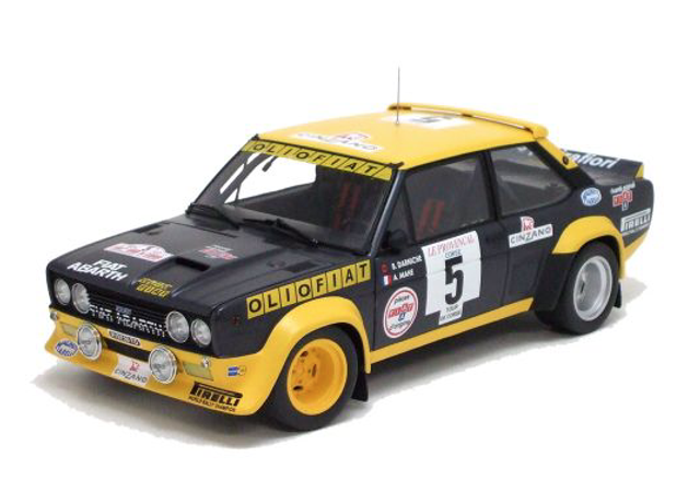 Fiat 131 Abarth Rally Tour De Corse 1977 #5 B. Darniche / A. Mahe Kyosho 1:18