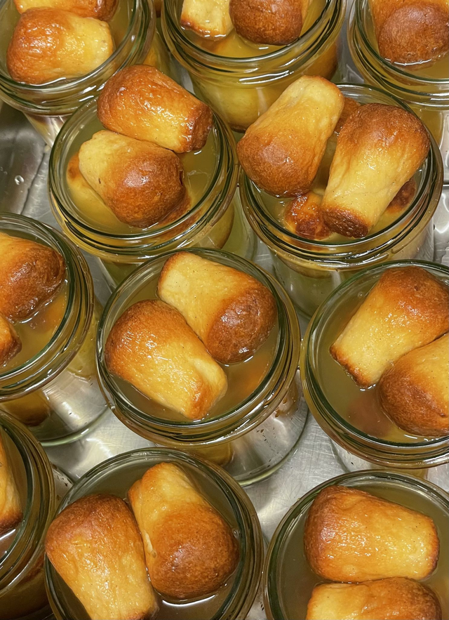 BABA AU LEVAIN NATUREL (5 PETITS BABAS DE 50GR) 250GR