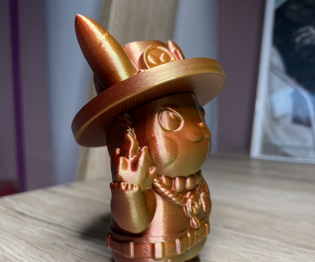 Fanart pla effetto multicolor o glitter