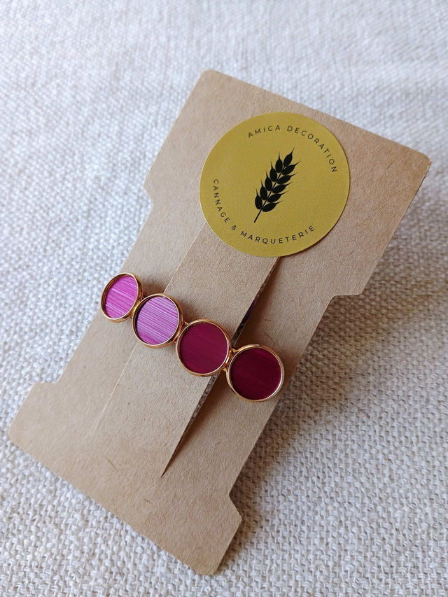 Barrette à cheveux dorée - Prune