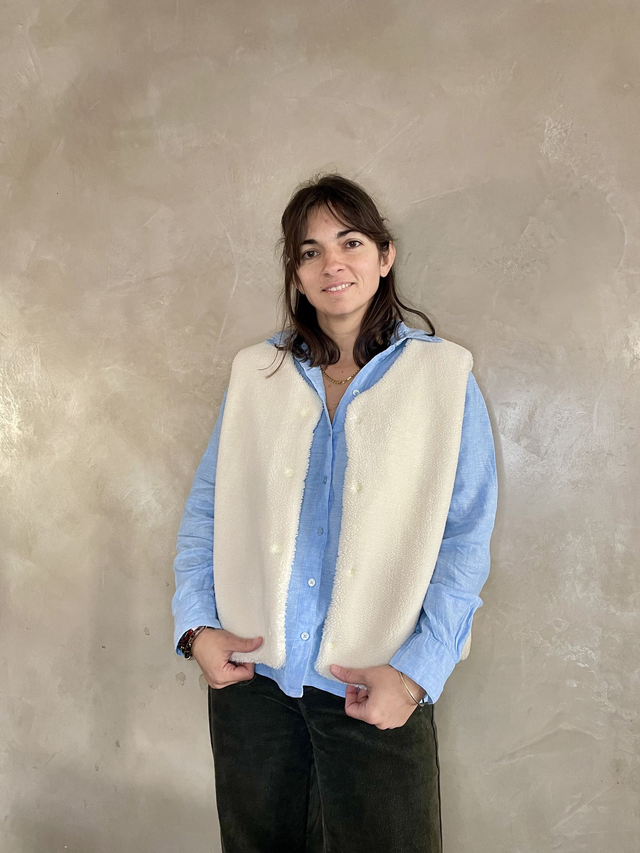 Gilet Sherpa Femme
