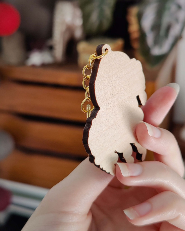 Porte-clé silhouette Aube