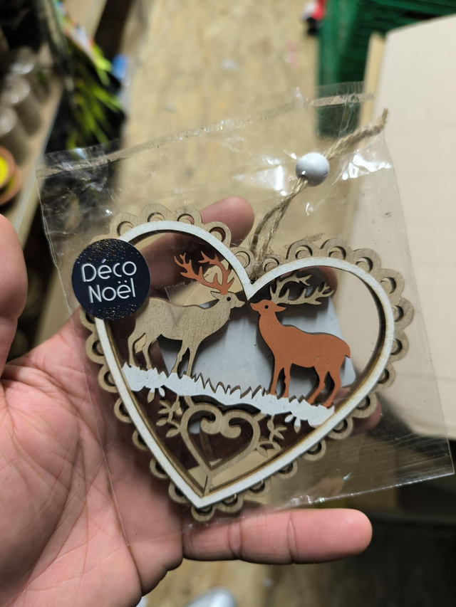 DÉCORATION COEUR A SUSPENDRE 