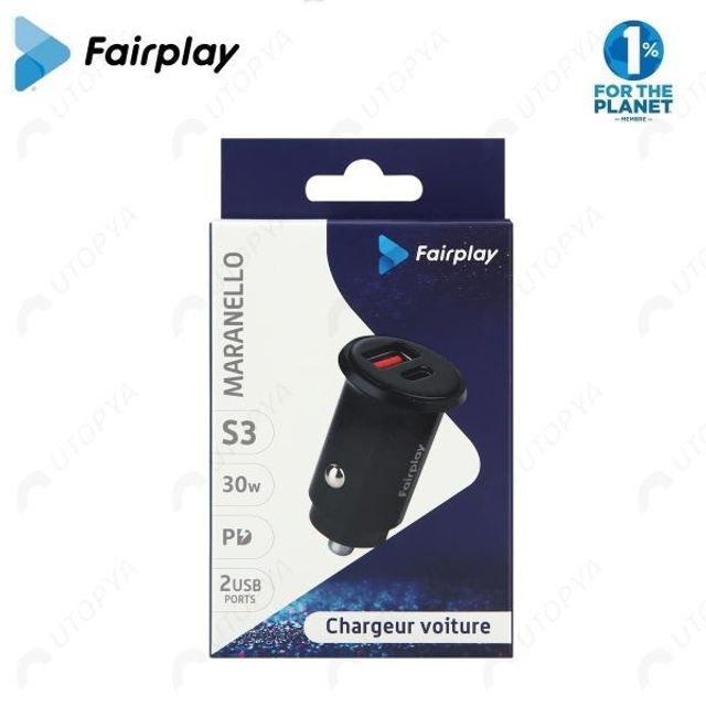 FAIRPLAY MARANELLO S3 Chargeur Voiture PD 30W