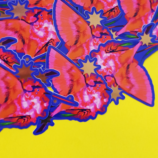 [OC] CARNATION COCKADE STICKER