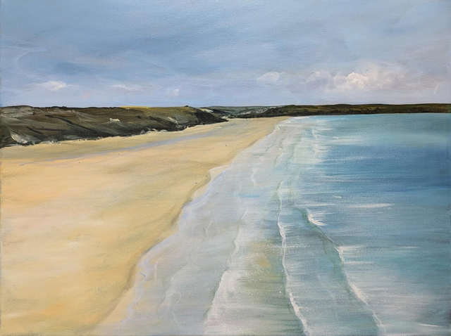 Perranporth beach, Cornwall 