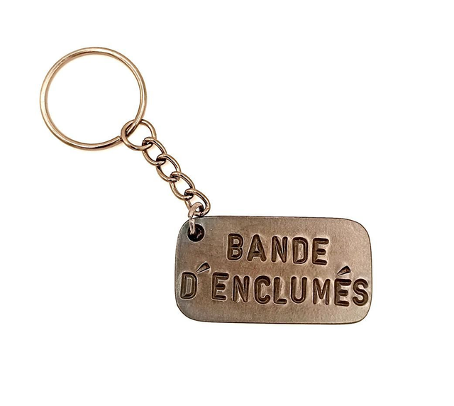 Porte-clés artisanal - BANDE D'ENCLUMÉS.