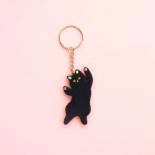 TheOLLIE 3.0 – Black Cat Keychain | Cute Handmade Animal Charm