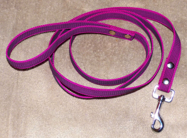 Antiglidkoppel 20mm x 200cm cerise, med pistolhake