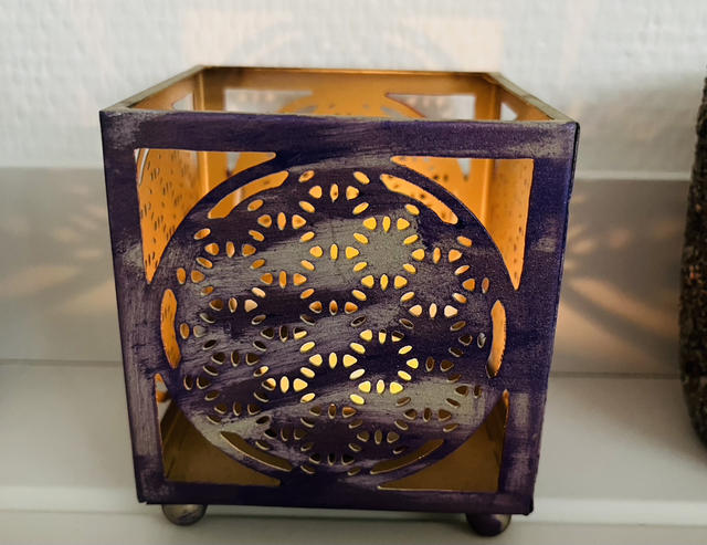 Photophore fleur de vie 