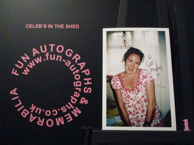 Cathy Murphy Authentic Autographed 6x4 Our Facing White Border Photograph (A1)(SEE PIC)