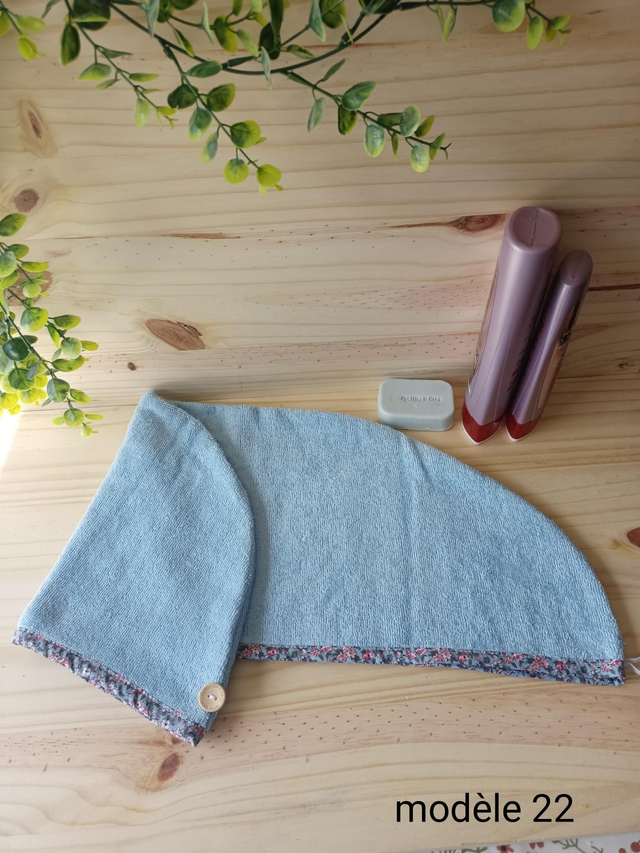Serviette turban à cheveux   