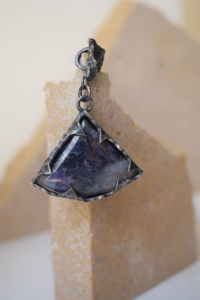 Pendentif Quartz à Violane 
