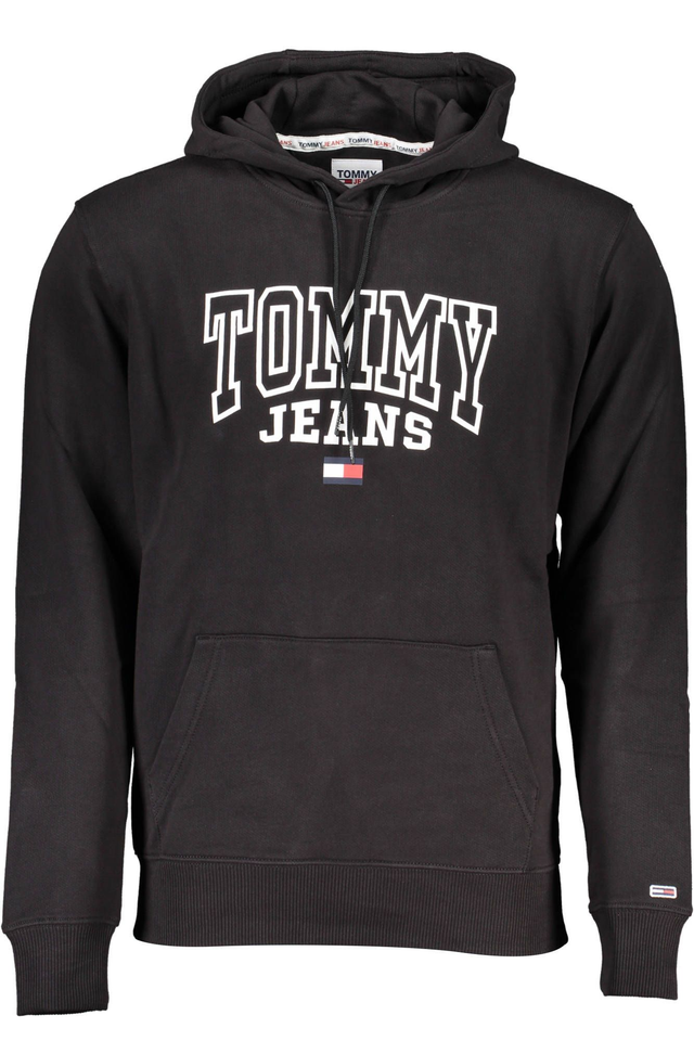 TOMMY HILFIGER FELPA SENZA ZIP UOMO NERO