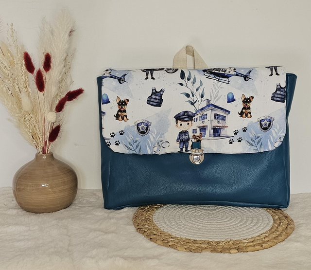 CARTABLE GARÇON  POLICIER