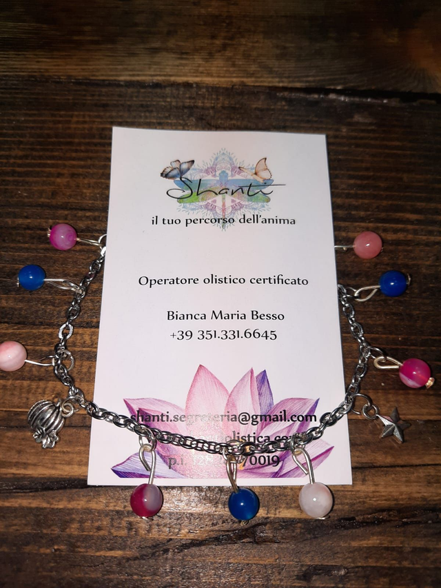 Bracciale bimbi charms agata