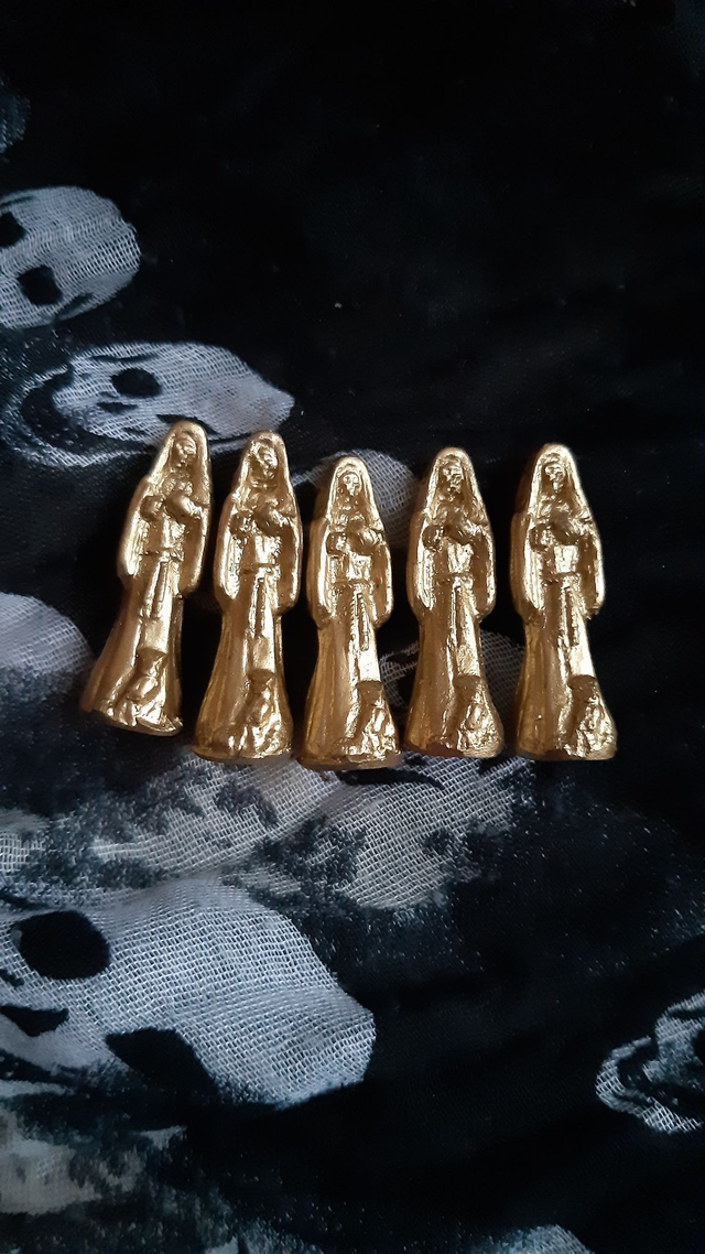 Mini santitas dorées 3cm