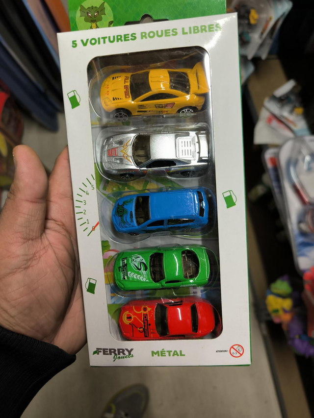 COFFRET VÉHICULES MÉTAL X5