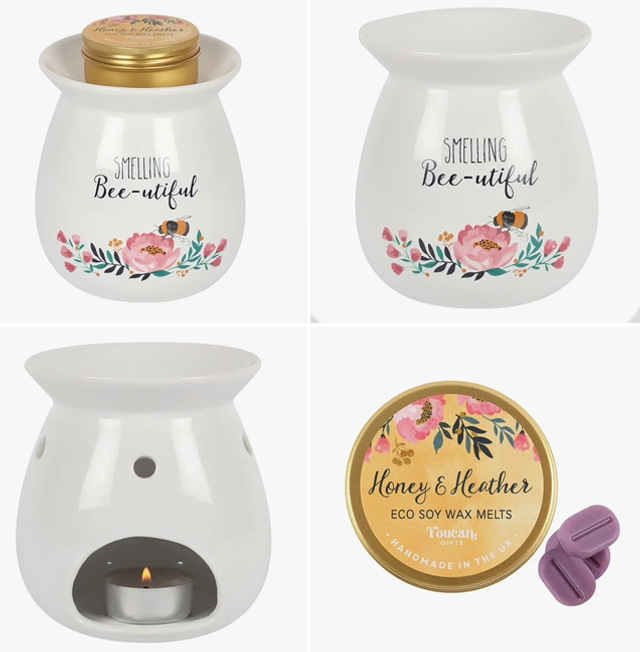 Bee-utiful Wax Melts Burner &amp; Handmade Soy Melts