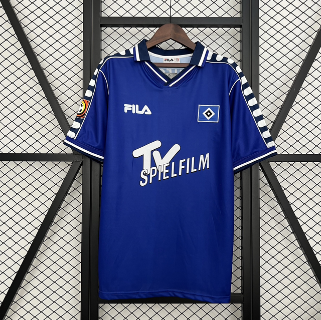 Camiseta Retro Hamburg 2000 Blue
