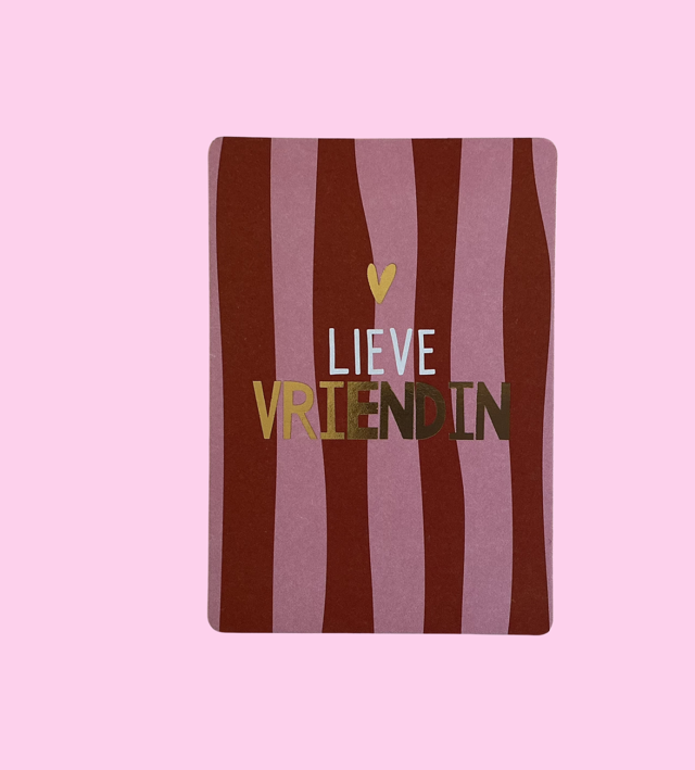 Lieve Vriendin