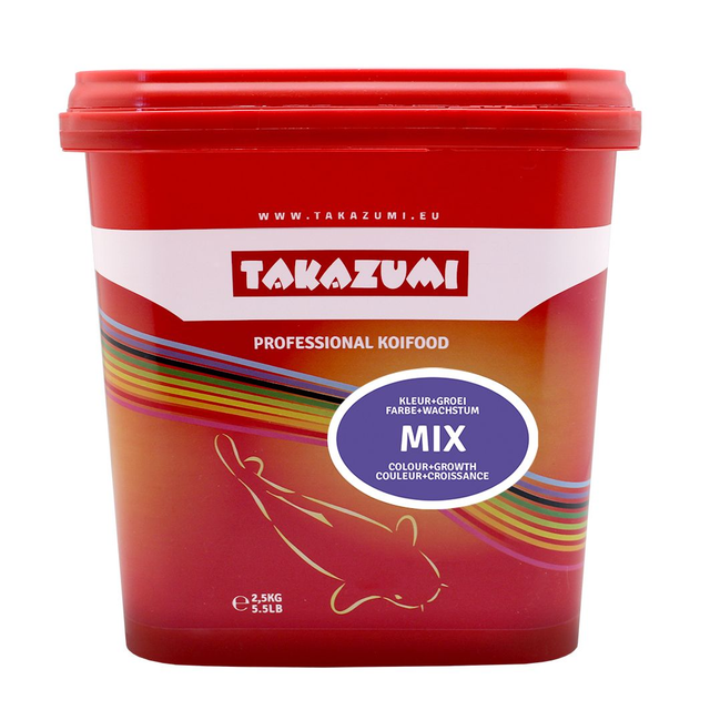 Takazumi Koi Food - COLOUR &amp; GROWTH MIX- 1kg, 2.5kg, 4.5kg and 10kg