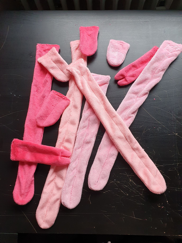 Fursuit Zunge aus Minky 