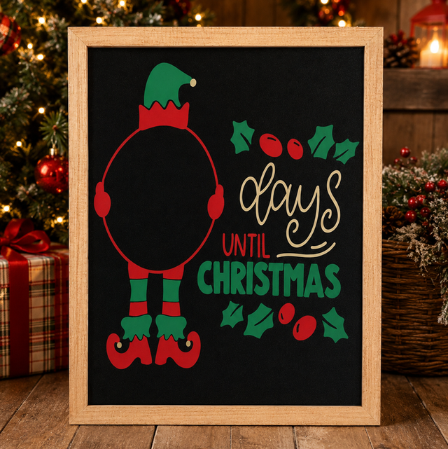 Christmas Countdown Chalkboard
