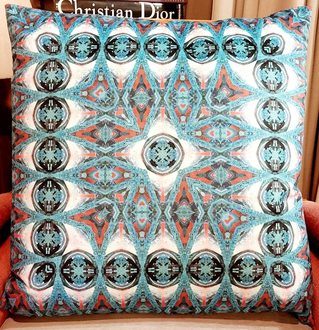 Valencia Bleu. Coussin 