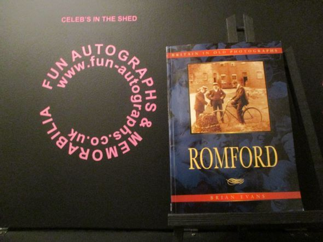 Brian Evans 'Romford Britian In Photographs' Authentic Autographed Paperback Book