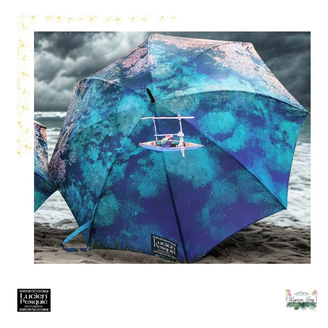 Parapluie taille golf "Tombant corallien à Tahiti"