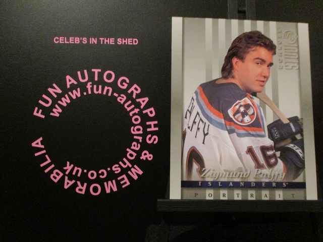 Zigmund Palffy - NFL 1997 Donruss Studio Ice Hockey Original 10x8 Trading Card #31 (A)