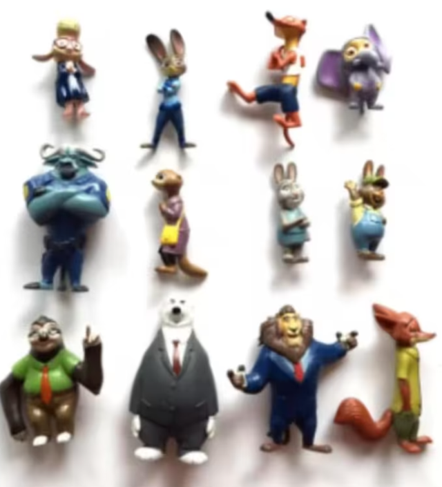 Disney Zootopia figuren set 12 stuks (4-7cm)