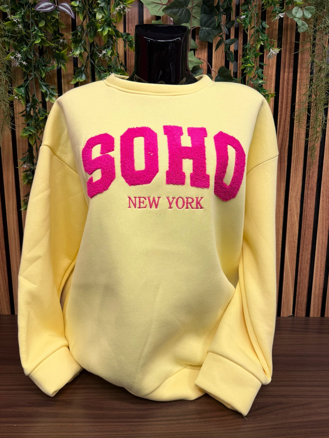 Sweater SOHO - Geel