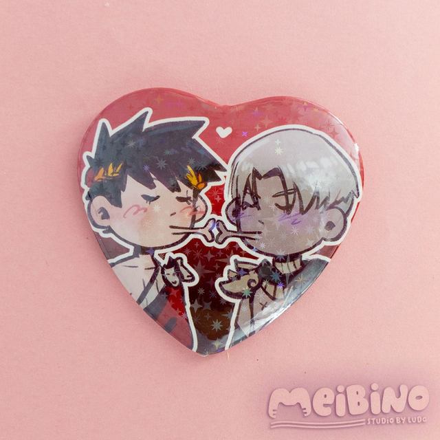 zag x thanatos - pin serduszko