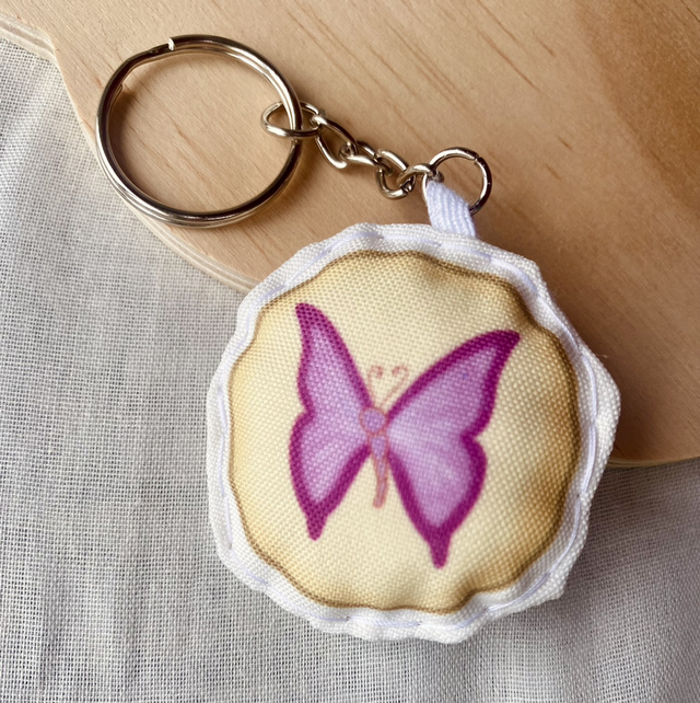 Papillon rose 