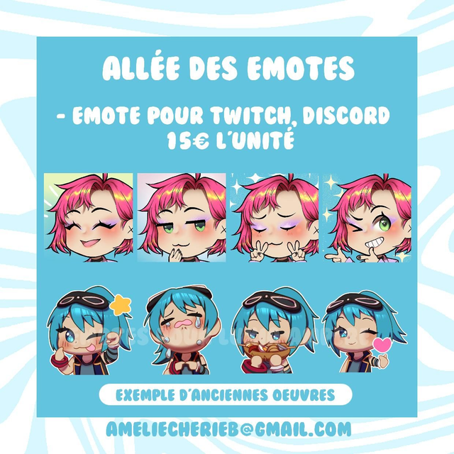 Emote à la commande