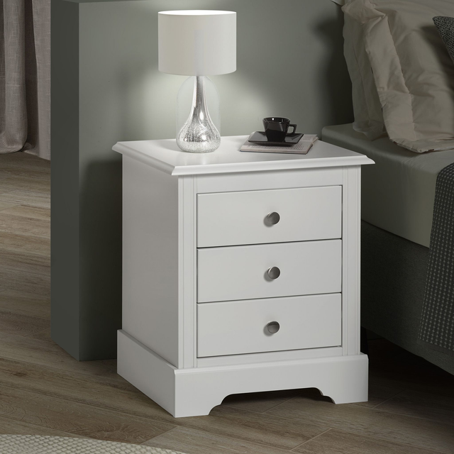Stratford 3 Drawer Bedside