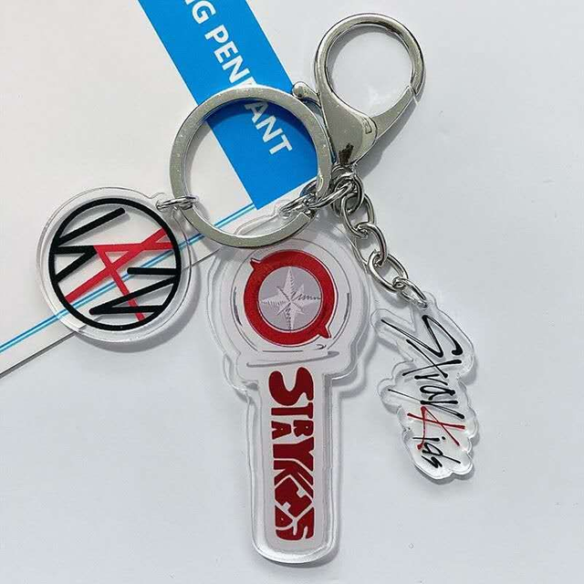Porte-clés fanmade STRAY KIDS | Merch K-POP coréen | Accessoire fan