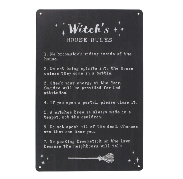 Witch Rules Sign 