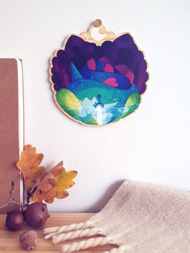 Suspension murale « Le gardien de l'épée »