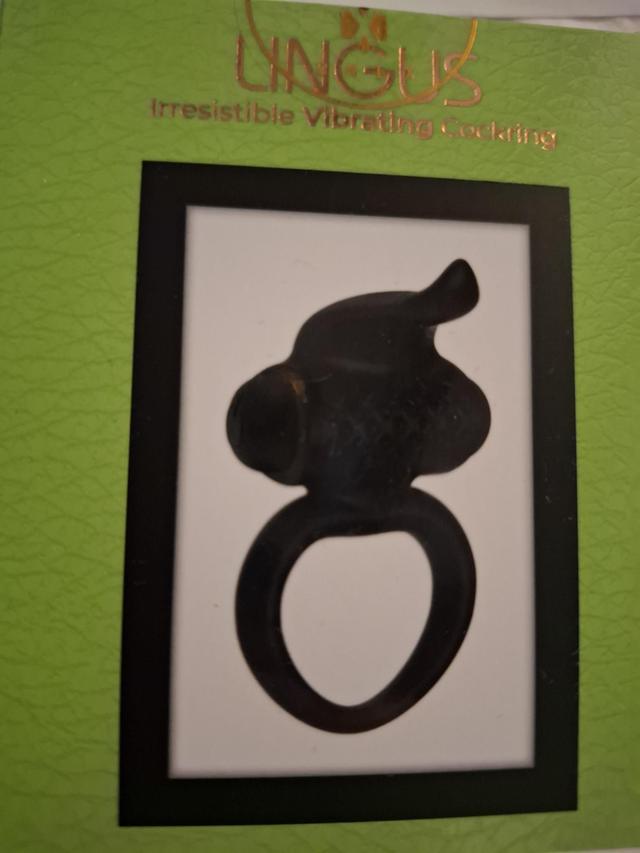 Anneau Vibrant Noir Lingus