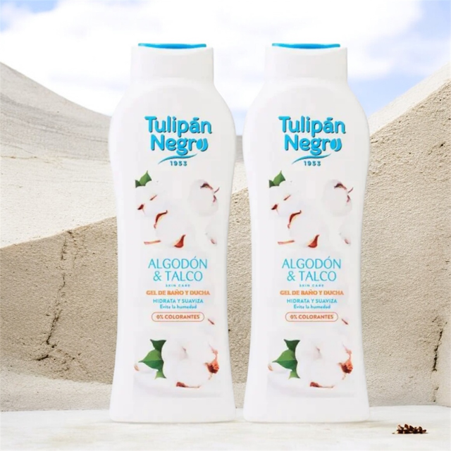Gel douche Cotton&amp;talc X2