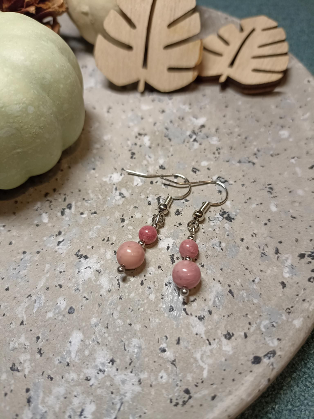 Boucles d'oreilles Rhodocrosite 