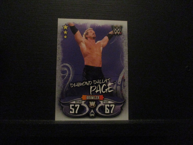 Diamond Dallas Page - W Legends Slam Attax Live Original Trading Card #274