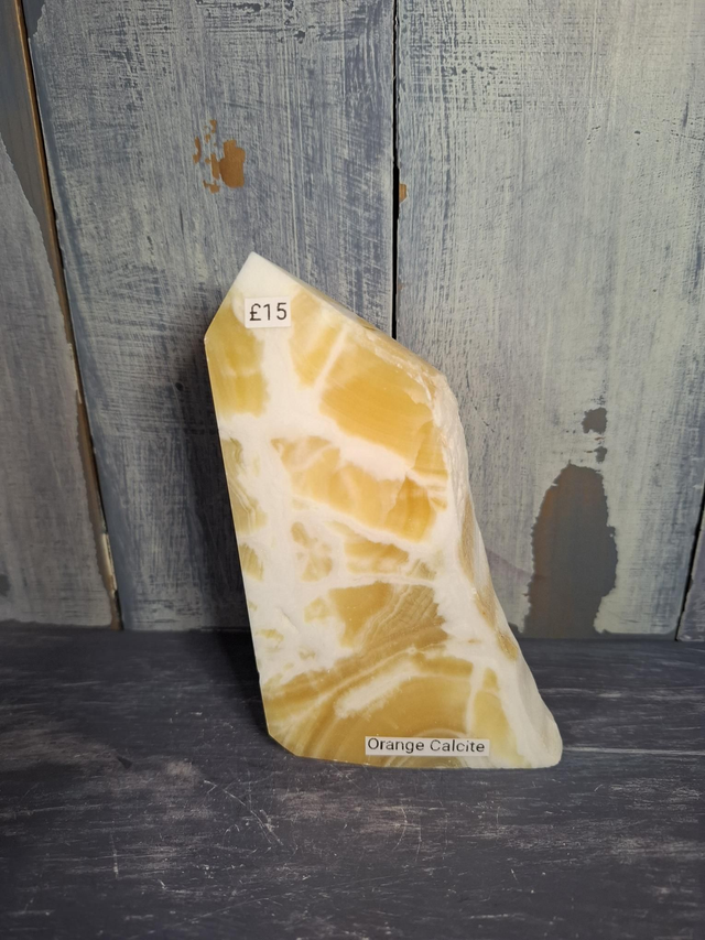 Orange Calcite Tower 