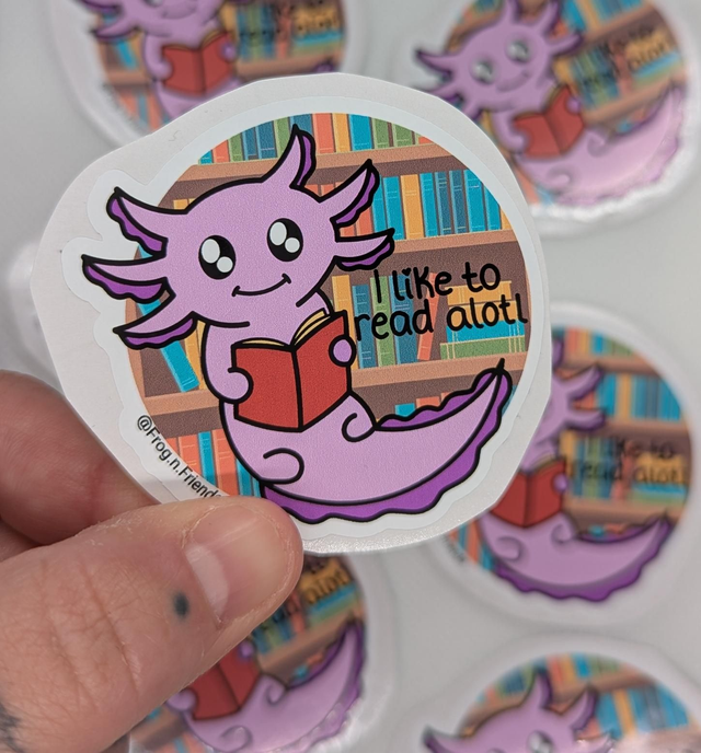 I like to read alotl